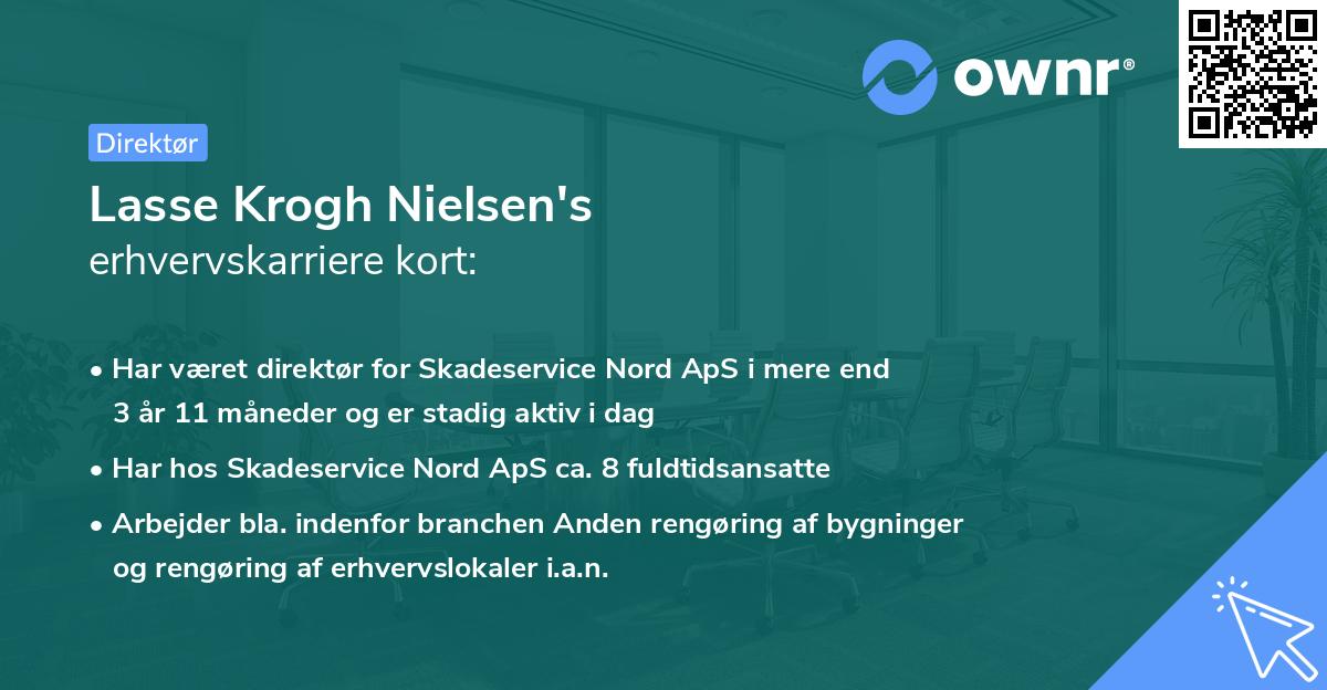 Lasse Krogh Nielsen's erhvervskarriere kort