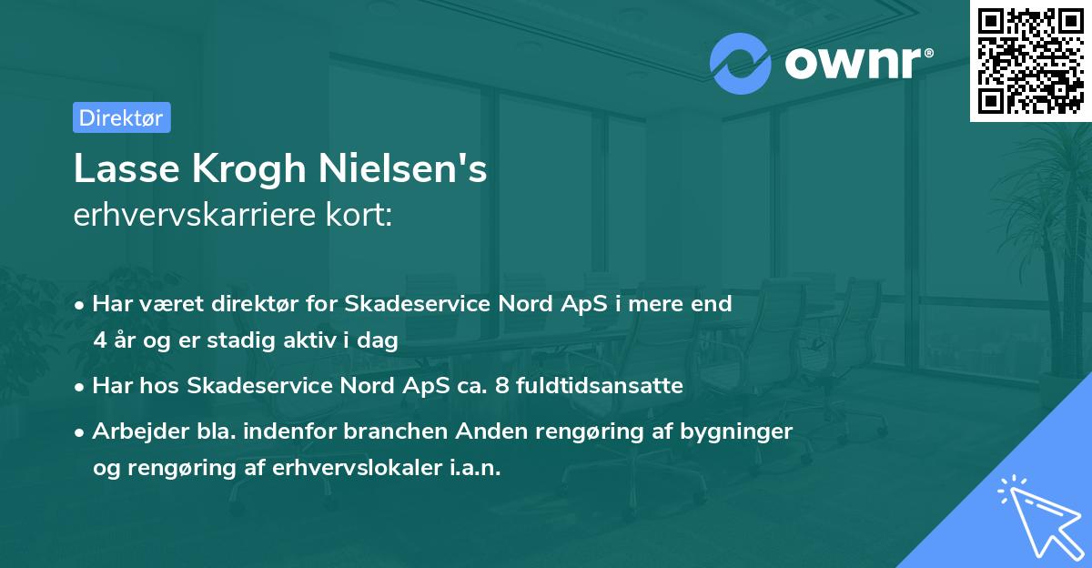 Lasse Krogh Nielsen's erhvervskarriere kort
