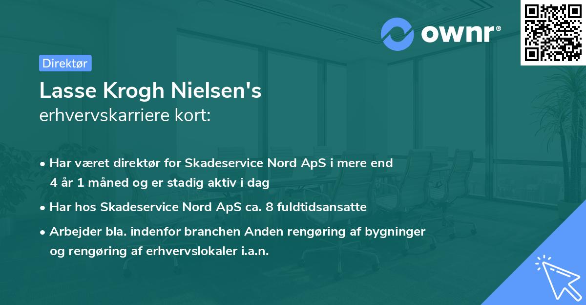 Lasse Krogh Nielsen's erhvervskarriere kort