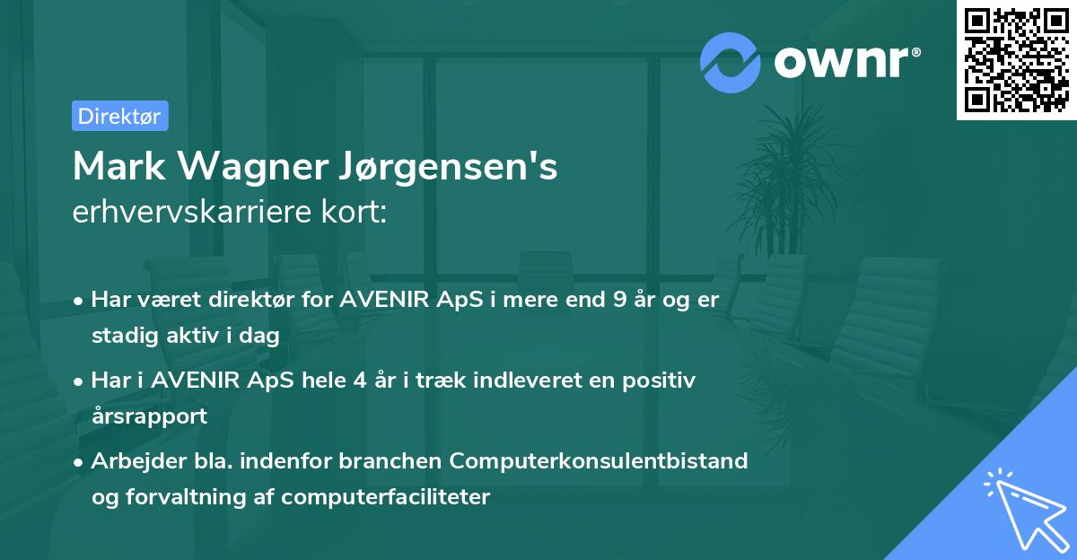 Mark Wagner Jørgensen's erhvervskarriere kort