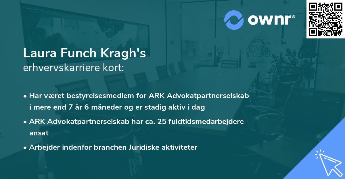 Laura Funch Kragh's erhvervskarriere kort