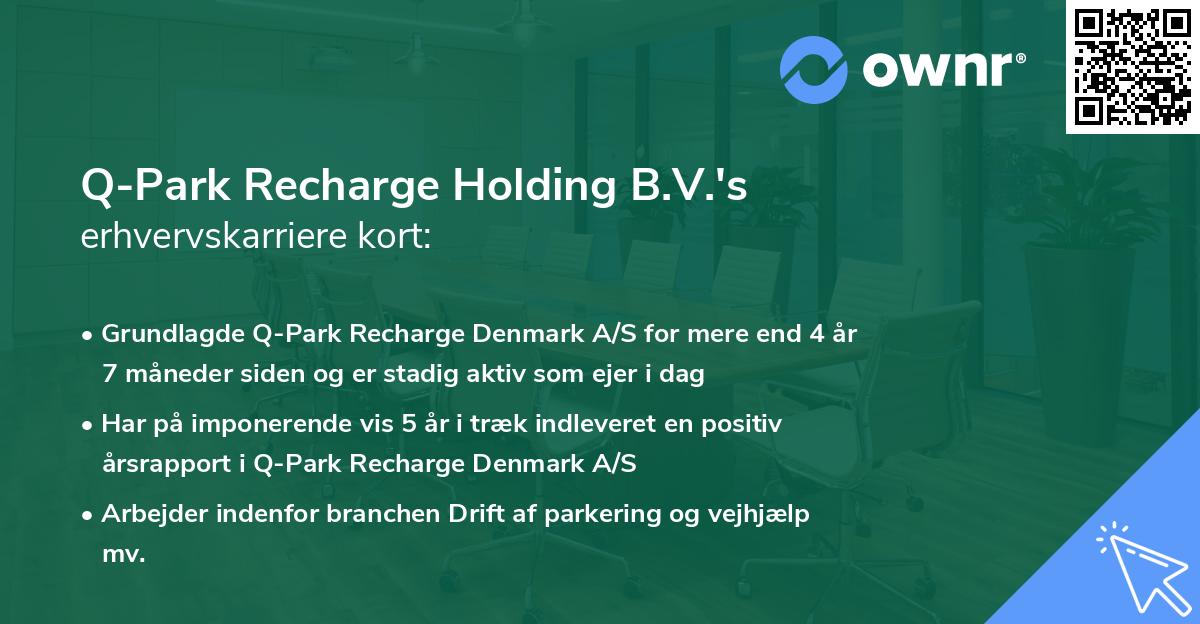 Q-Park Recharge Holding B.V.'s erhvervskarriere kort