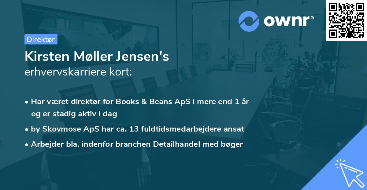 Kirsten Møller Jensen's erhvervskarriere kort