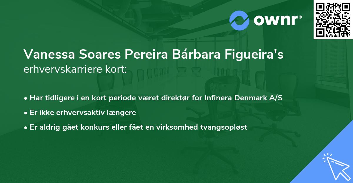 Vanessa Soares Pereira Bárbara Figueira's erhvervskarriere kort