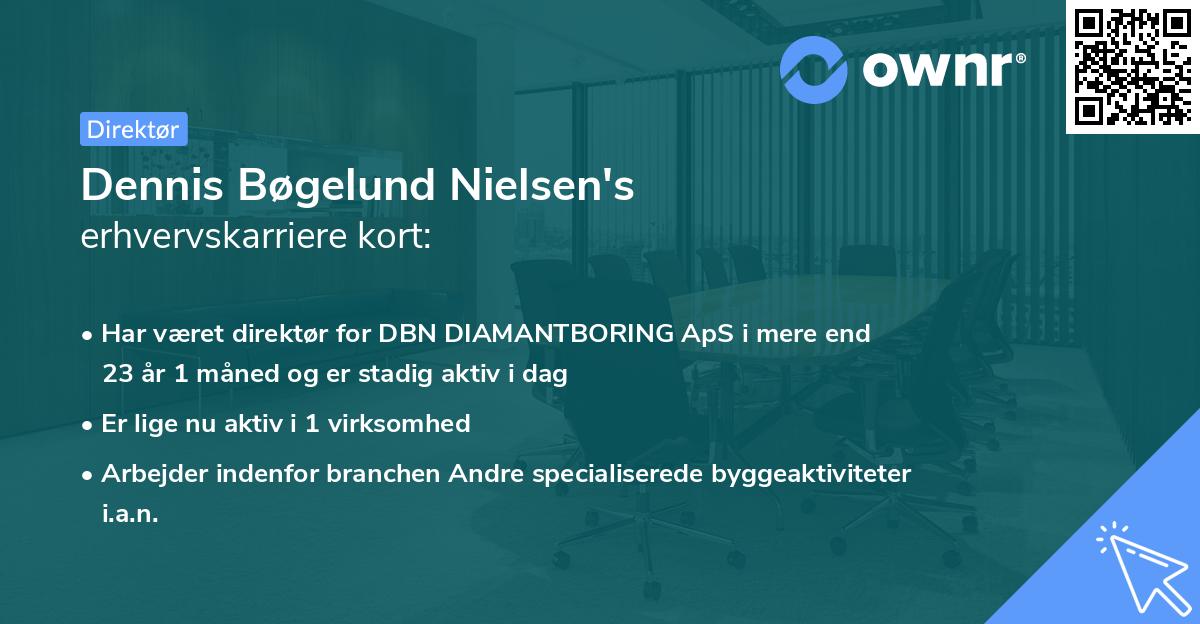 Dennis Bøgelund Nielsen's erhvervskarriere kort