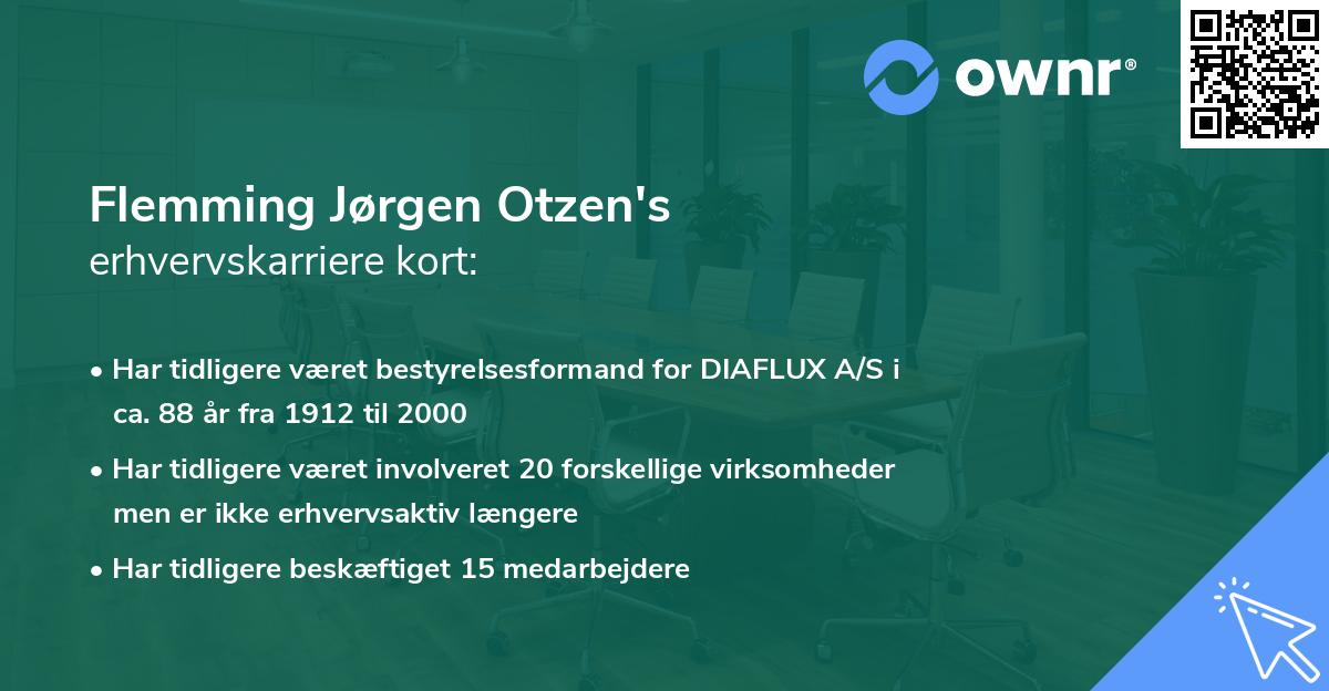 Flemming Jørgen Otzen's erhvervskarriere kort