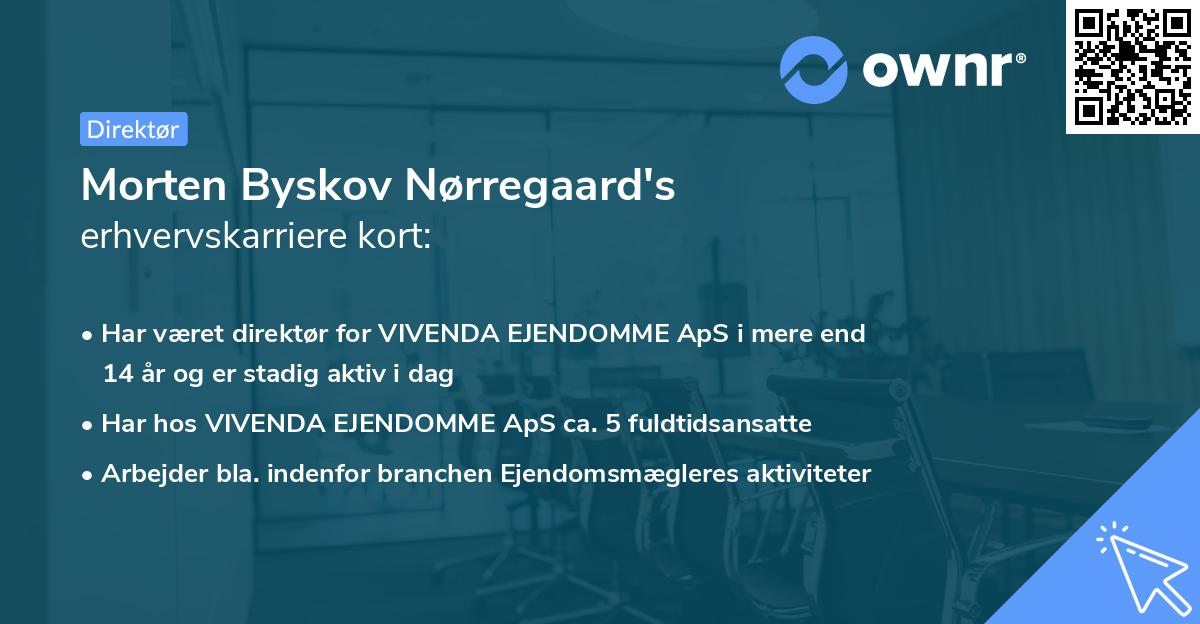 Morten Byskov Nørregaard's erhvervskarriere kort