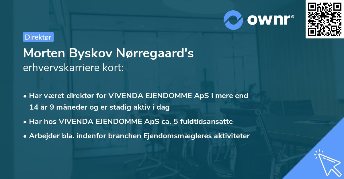 Morten Byskov Nørregaard's erhvervskarriere kort