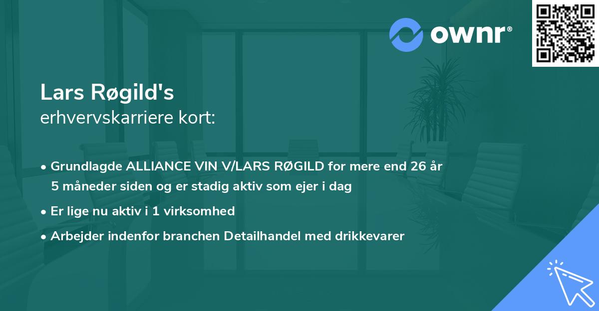 Lars Røgild's erhvervskarriere kort