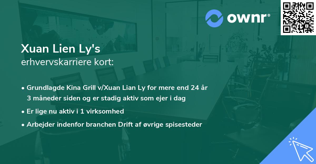 Xuan Lien Ly's erhvervskarriere kort