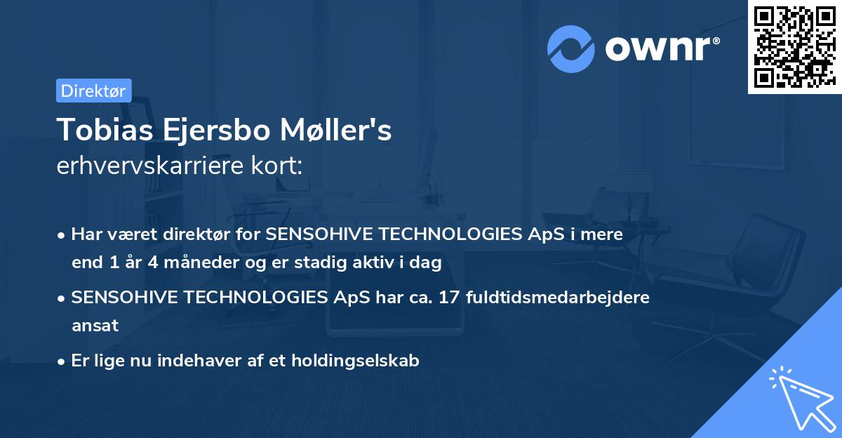 Tobias Ejersbo Møller's erhvervskarriere kort