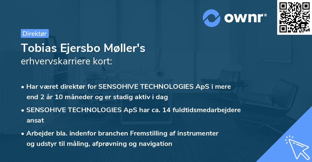 Tobias Ejersbo Møller's erhvervskarriere kort
