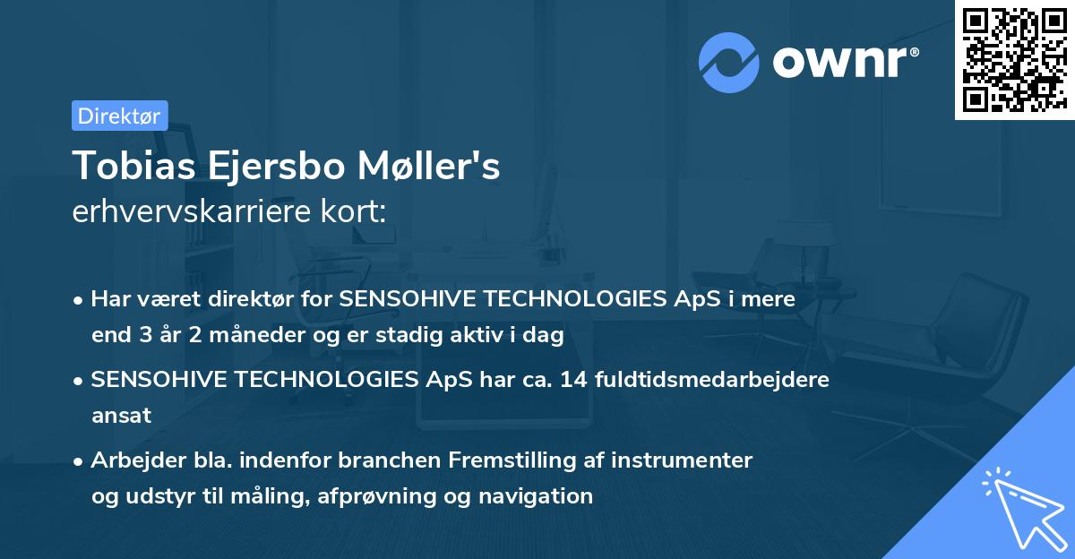 Tobias Ejersbo Møller's erhvervskarriere kort