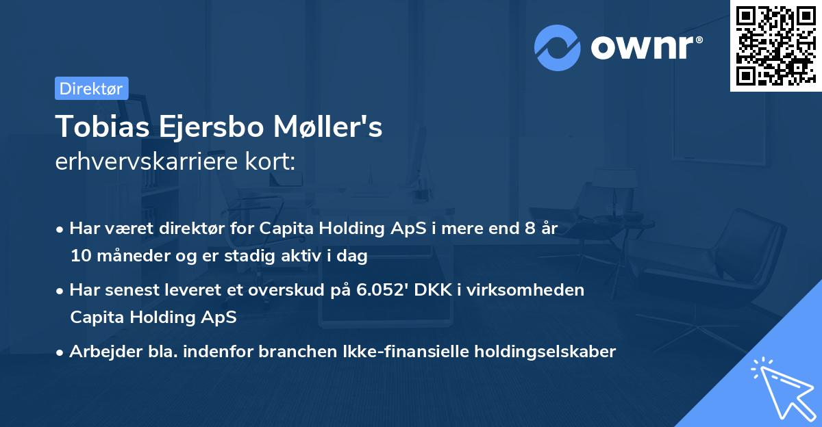 Tobias Ejersbo Møller's erhvervskarriere kort