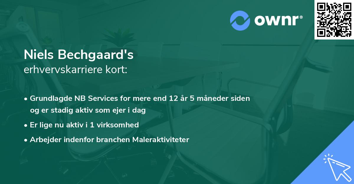 Niels Bechgaard's erhvervskarriere kort