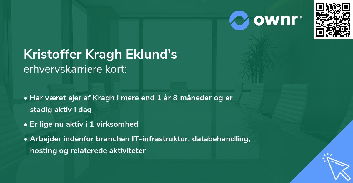 Kristoffer Kragh Eklund's erhvervskarriere kort
