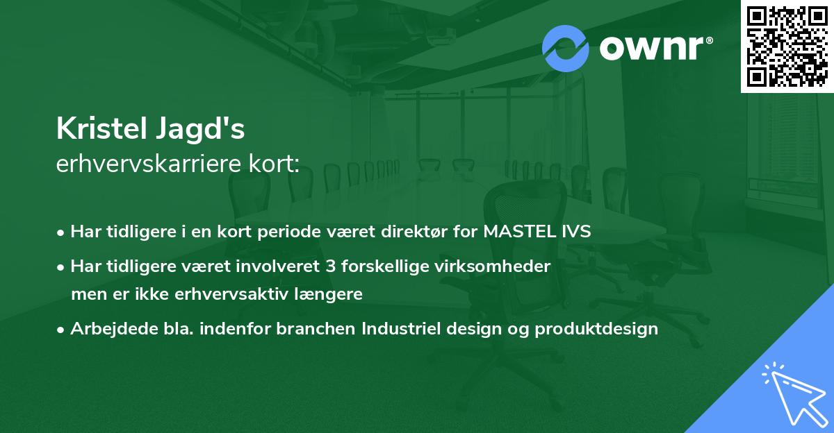 Kristel Jagd's erhvervskarriere kort