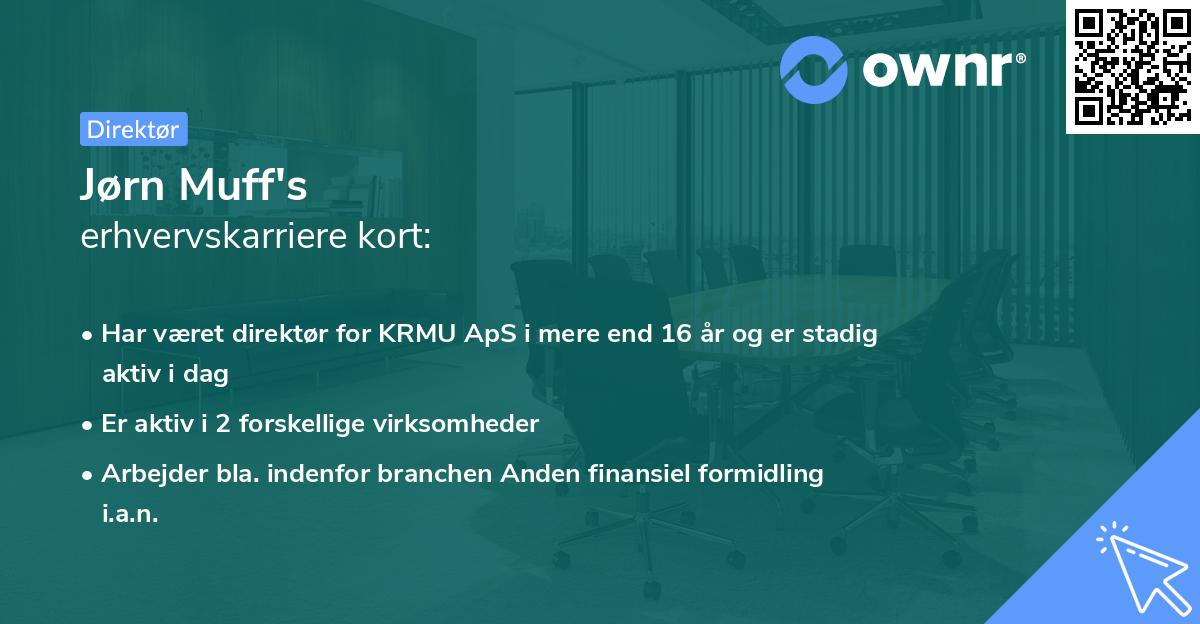 Jørn Muff's erhvervskarriere kort