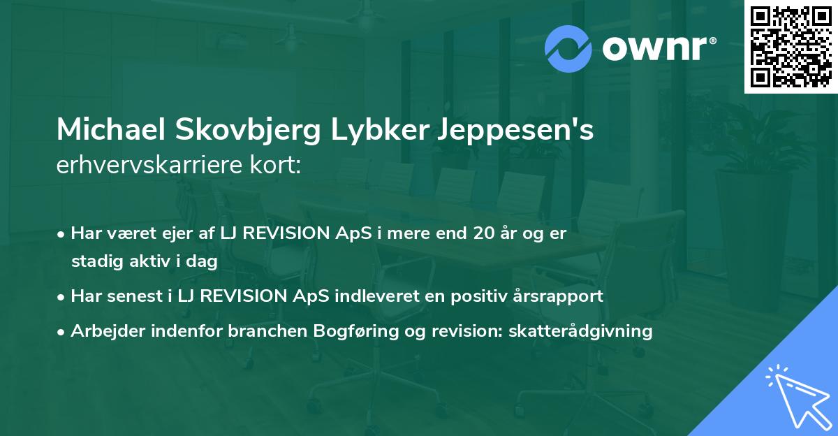 Michael Skovbjerg Lybker Jeppesen's erhvervskarriere kort