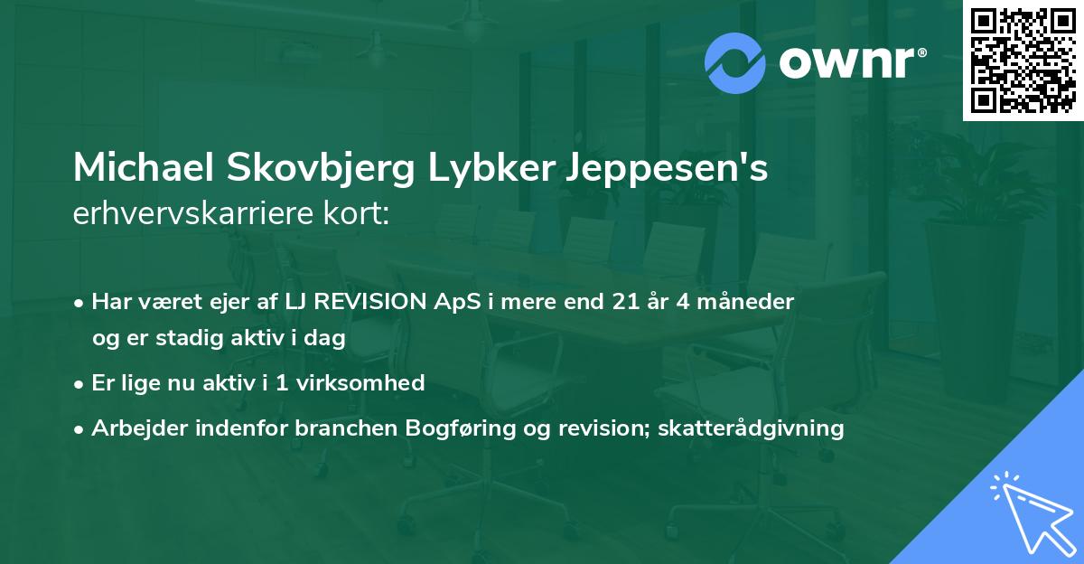 Michael Skovbjerg Lybker Jeppesen's erhvervskarriere kort