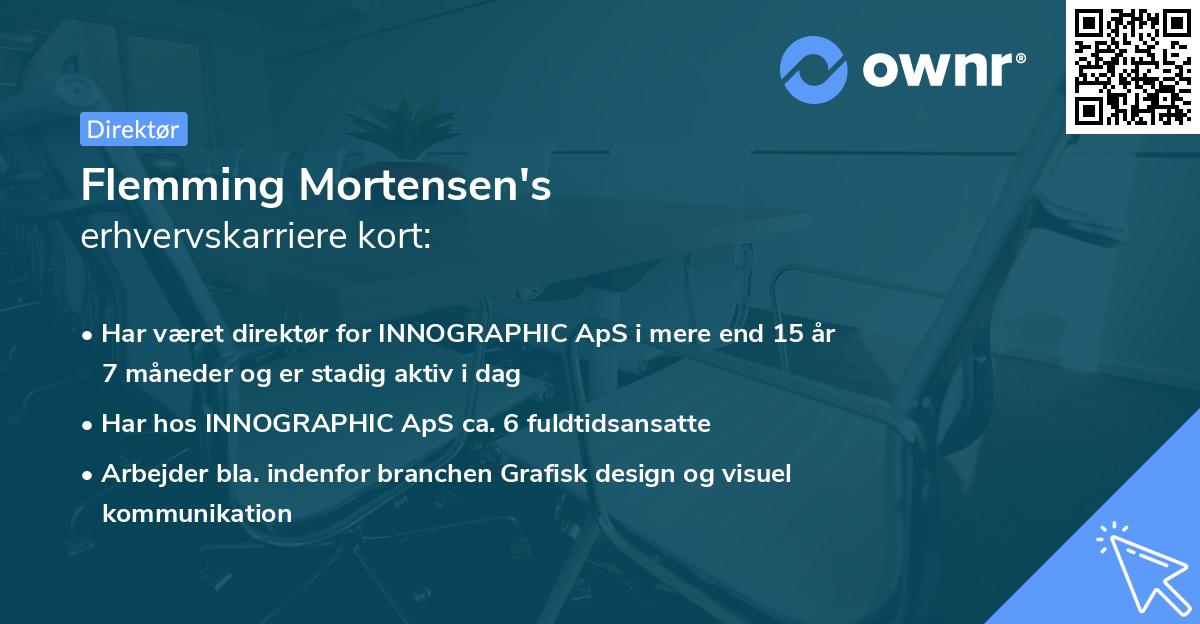 Flemming Mortensen's erhvervskarriere kort