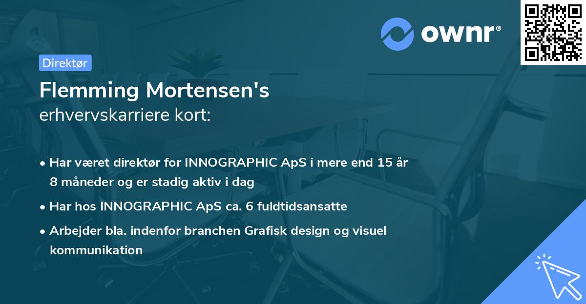 Flemming Mortensen's erhvervskarriere kort