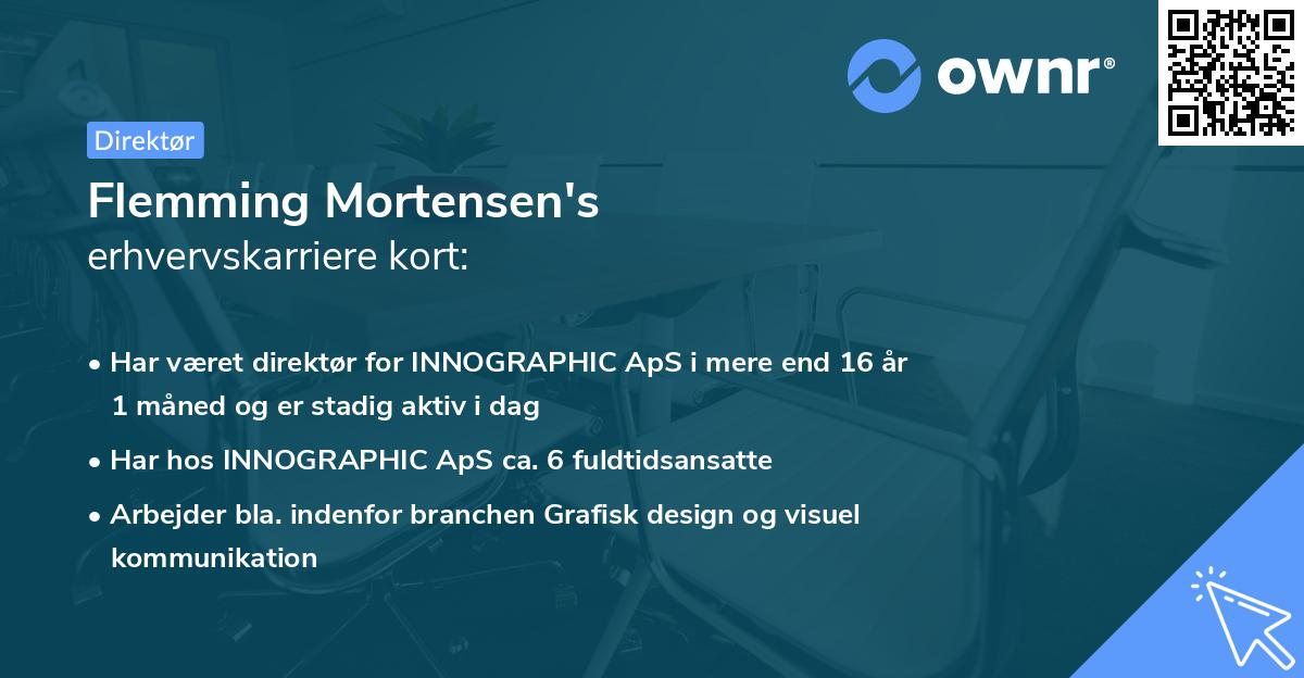 Flemming Mortensen's erhvervskarriere kort