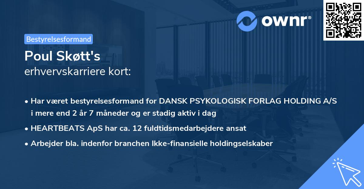 Poul Skøtt's erhvervskarriere kort