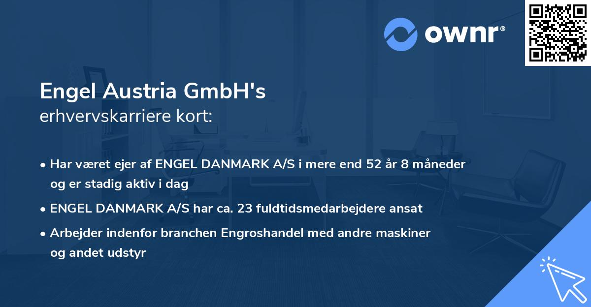 Engel Austria GmbH's erhvervskarriere kort