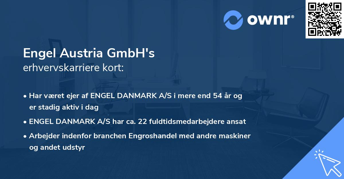 Engel Austria GmbH's erhvervskarriere kort