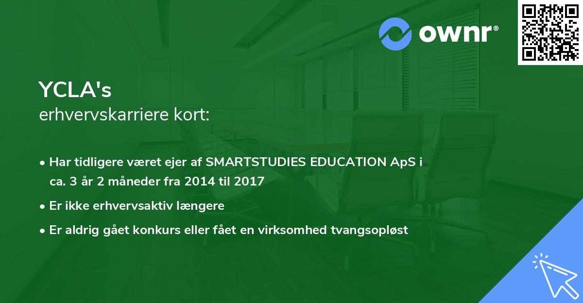 YCLA's erhvervskarriere kort