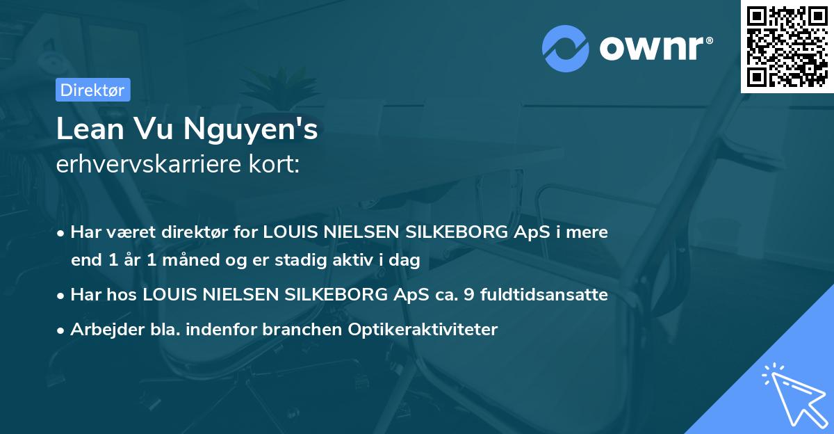 Lean Vu Nguyen's erhvervskarriere kort