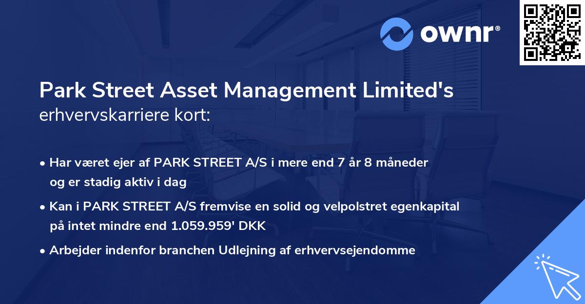 Park Street Asset Management Limited's erhvervskarriere kort