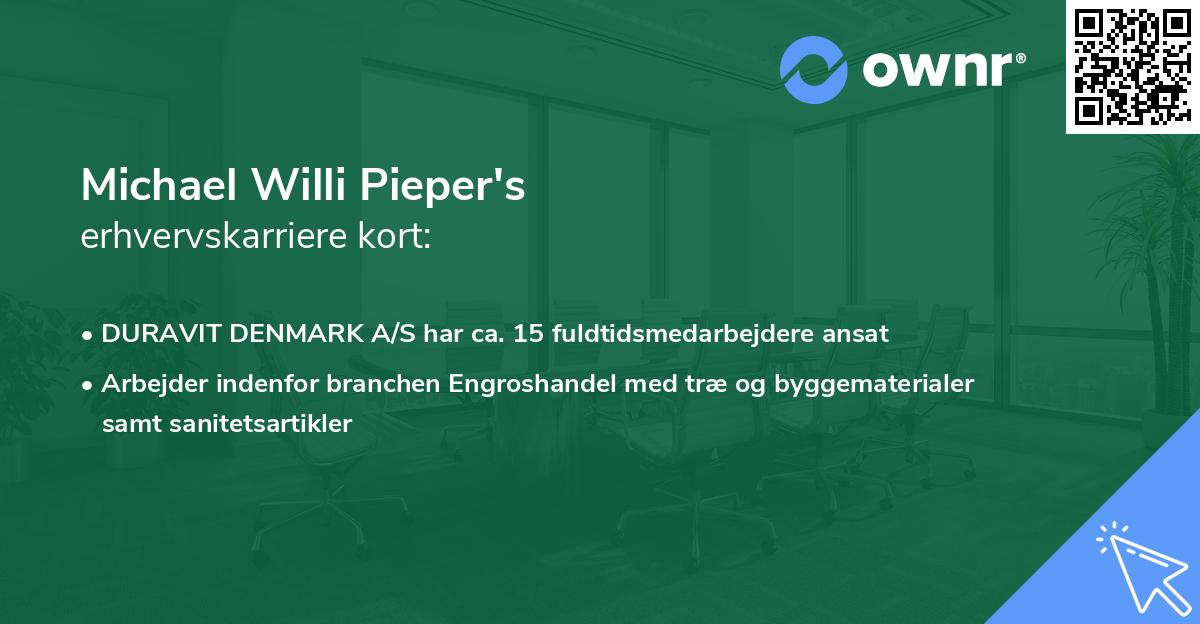 Michael Willi Pieper's erhvervskarriere kort