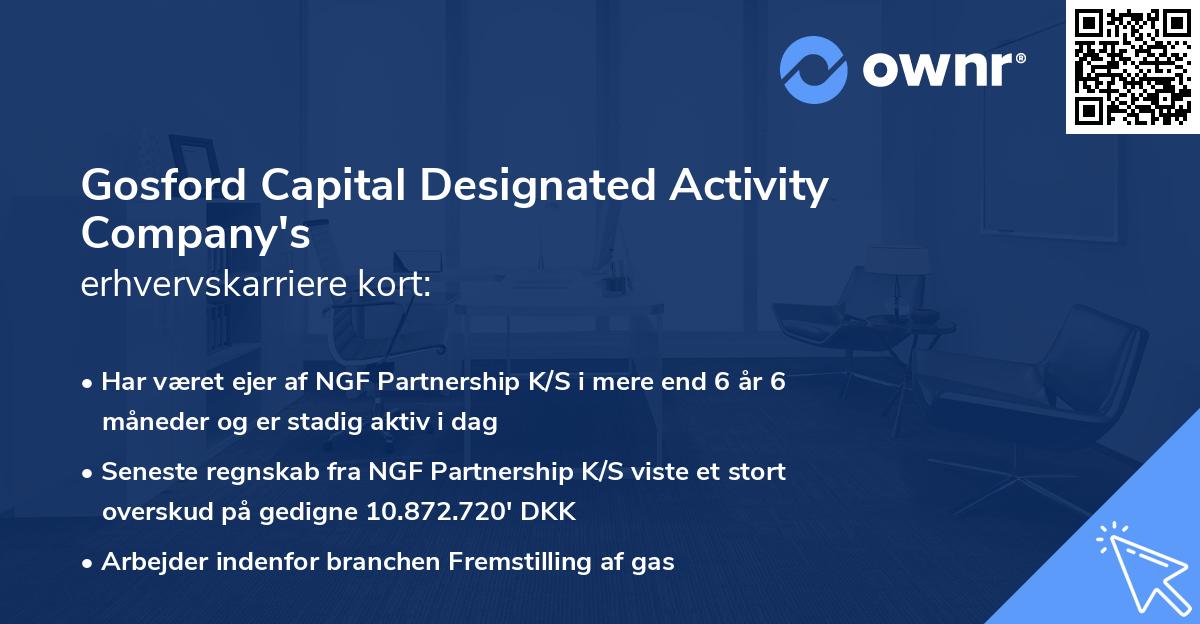 Gosford Capital Designated Activity Company's erhvervskarriere kort