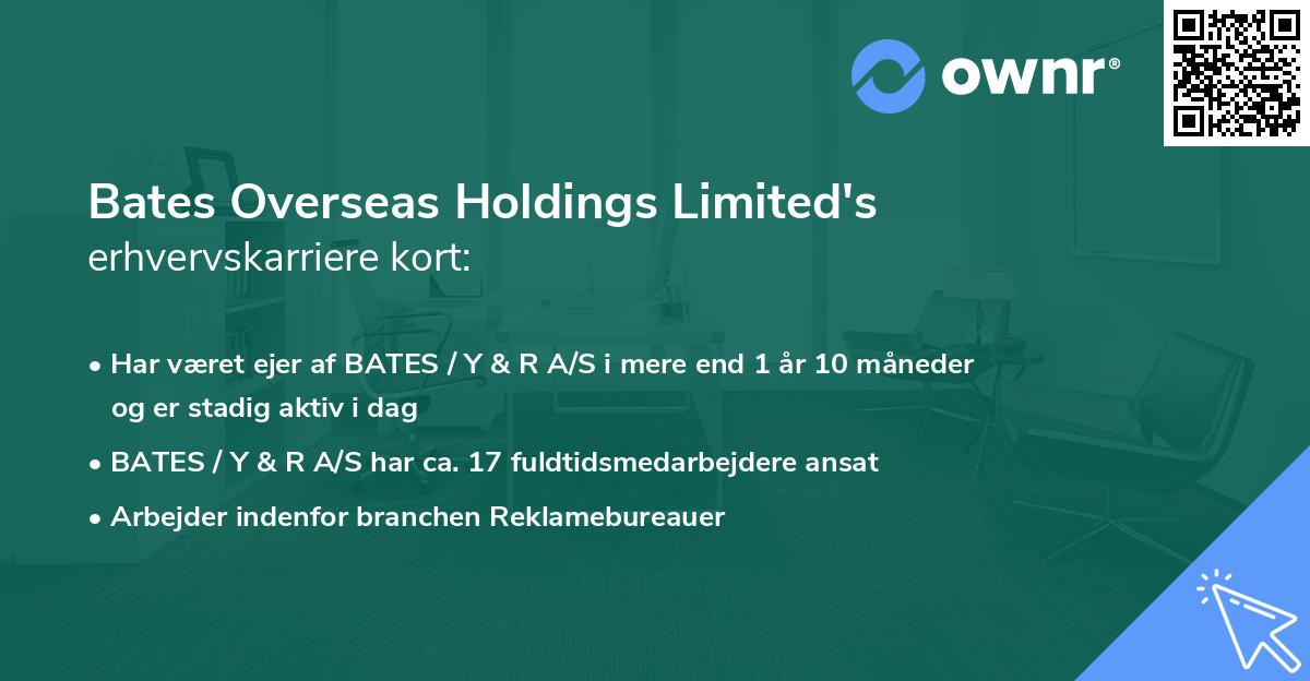 Bates Overseas Holdings Limited's erhvervskarriere kort