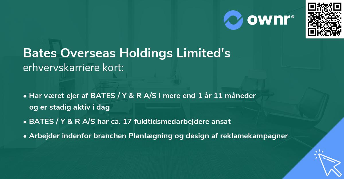 Bates Overseas Holdings Limited's erhvervskarriere kort