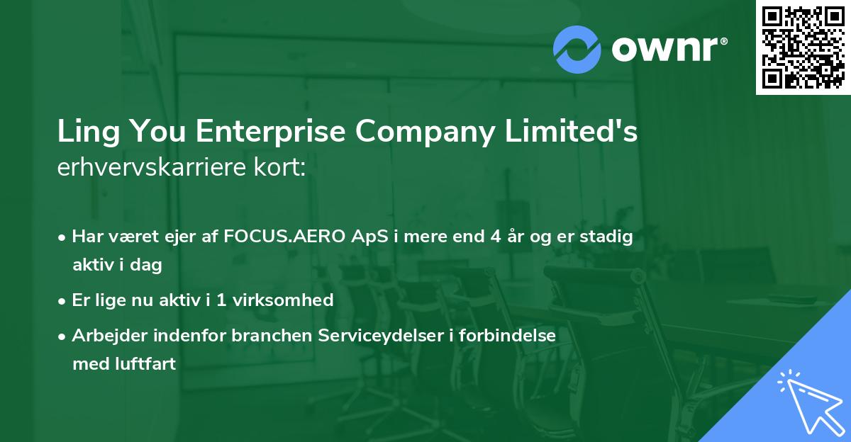 Ling You Enterprise Company Limited's erhvervskarriere kort