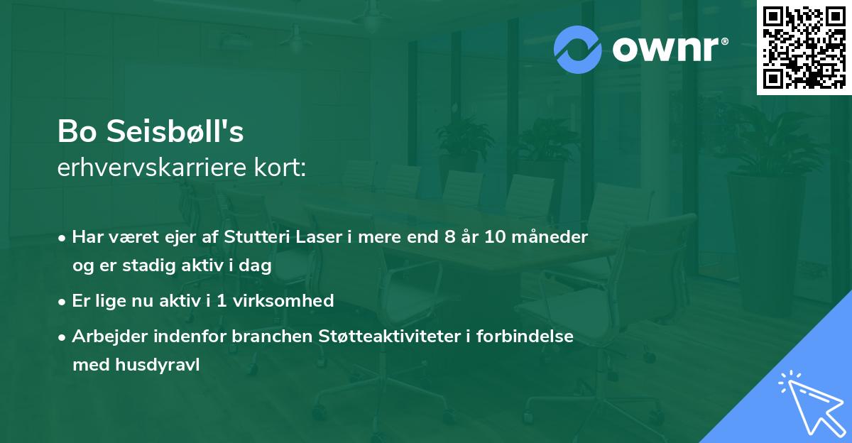 Bo Seisbøll's erhvervskarriere kort