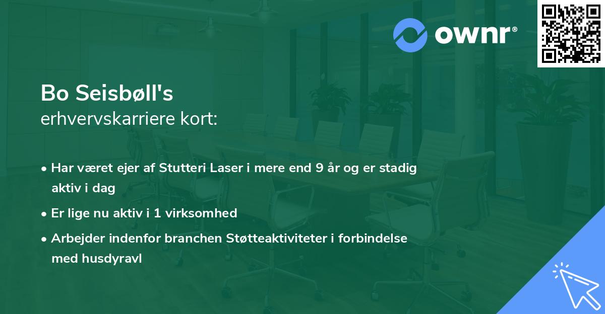 Bo Seisbøll's erhvervskarriere kort