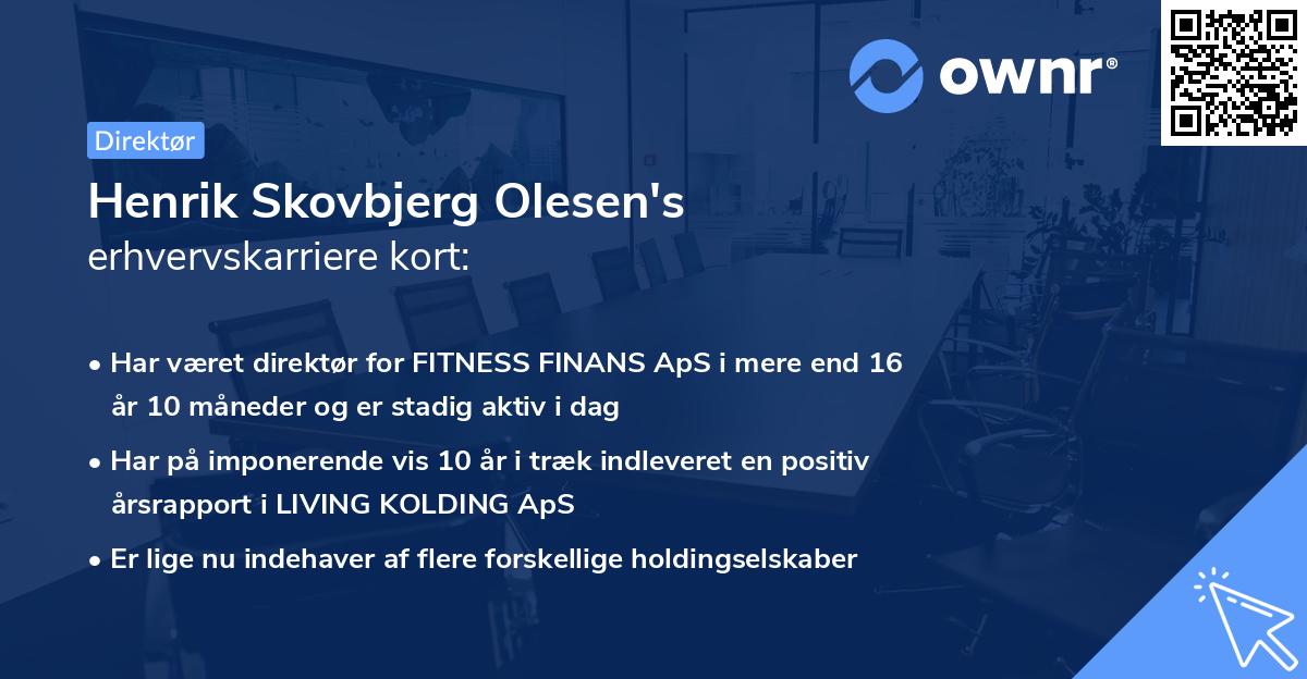 Henrik Skovbjerg Olesen's erhvervskarriere kort