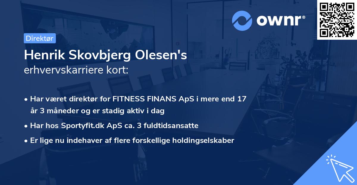 Henrik Skovbjerg Olesen's erhvervskarriere kort