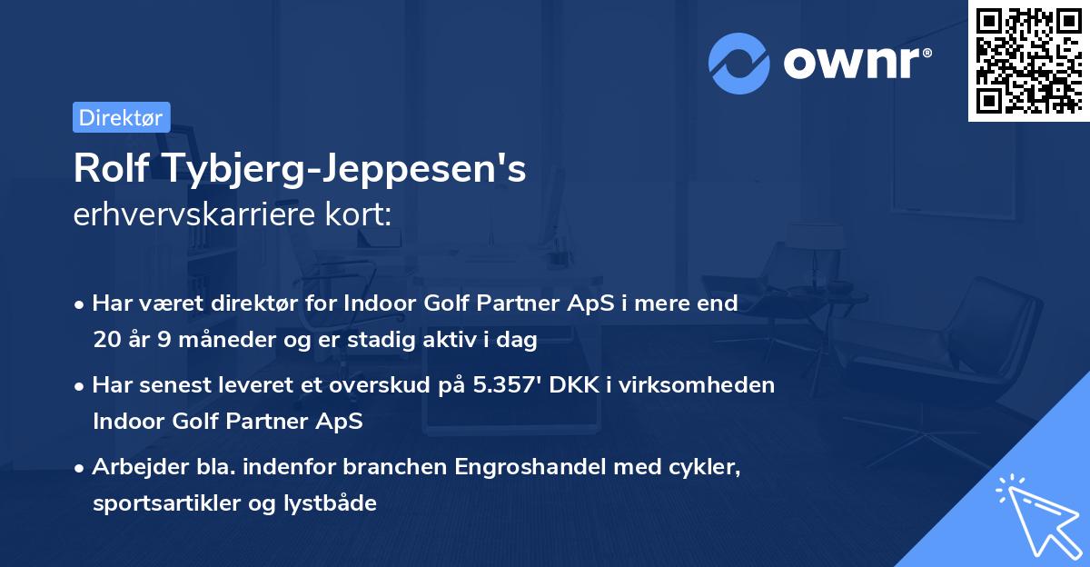 Rolf Tybjerg-Jeppesen's erhvervskarriere kort