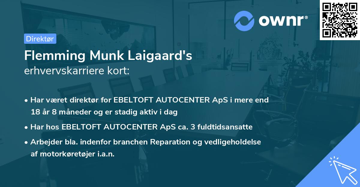Flemming Munk Laigaard's erhvervskarriere kort