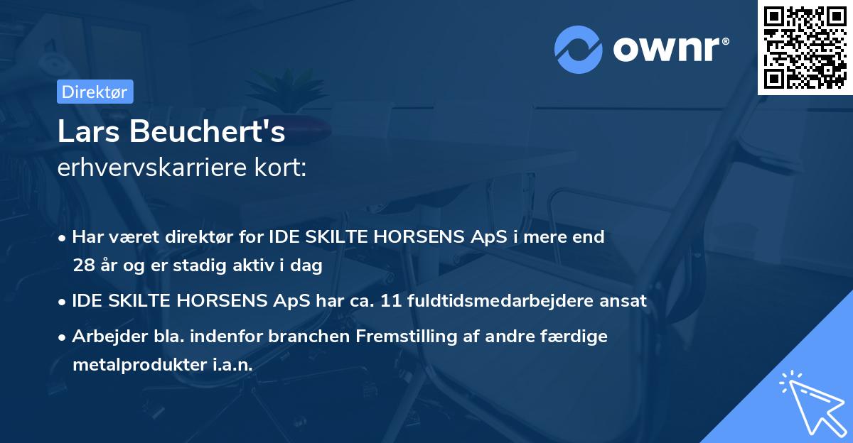 Lars Beuchert's erhvervskarriere kort