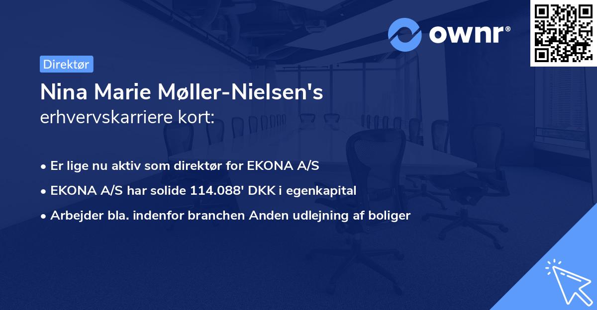 Nina Marie Møller-Nielsen's erhvervskarriere kort