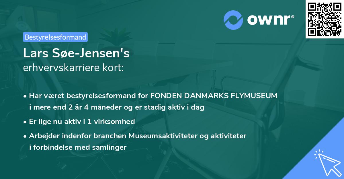 Lars Søe-Jensen's erhvervskarriere kort