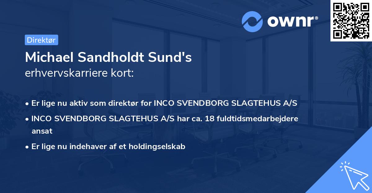 Michael Sandholdt Sund's erhvervskarriere kort