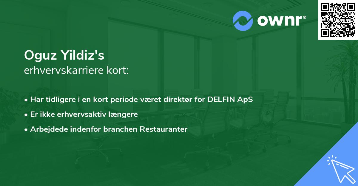 Oguz Yildiz's erhvervskarriere kort