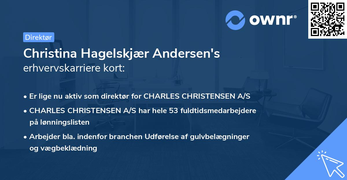 Christina Hagelskjær Andersen's erhvervskarriere kort